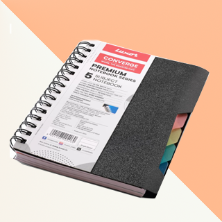 5 Subject Book | 300 Pages | Spiral Bound | Available in 3 Sizes
