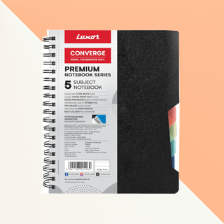 5 Subject Book | 300 Pages | Spiral Bound | Available in 3 Sizes