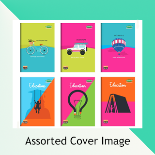 Sundaram | A4 Note Book | Soft Bound | Premium Series | 172 Pages | 21 cms (W) x 29.7 cms (H) | Single Line | Pack of 6