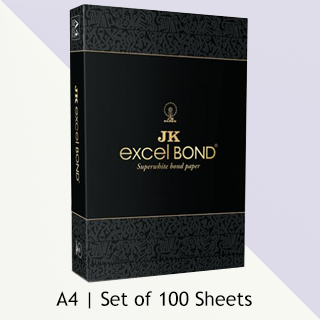 A4 Sheets | 90 GSM | 1 Ream | Set of 100