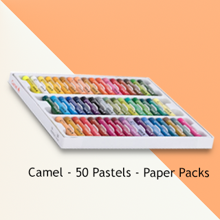 Camel by Camlin | Colour Oil Pastel Crayons Box| Set of 50 Colours