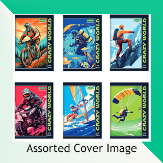 Sundaram | A4 Note Book | Soft Bound | 172 Pages | 21 cms (W) x 29.7 cms (H) | Single Line | Pack of 6
