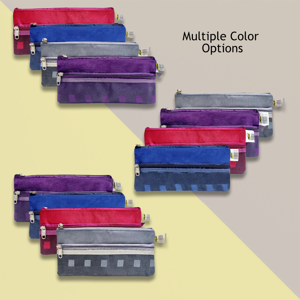 Pencil Pouch for Holding Stationery | Medium Size | 25 cms x 12 cms