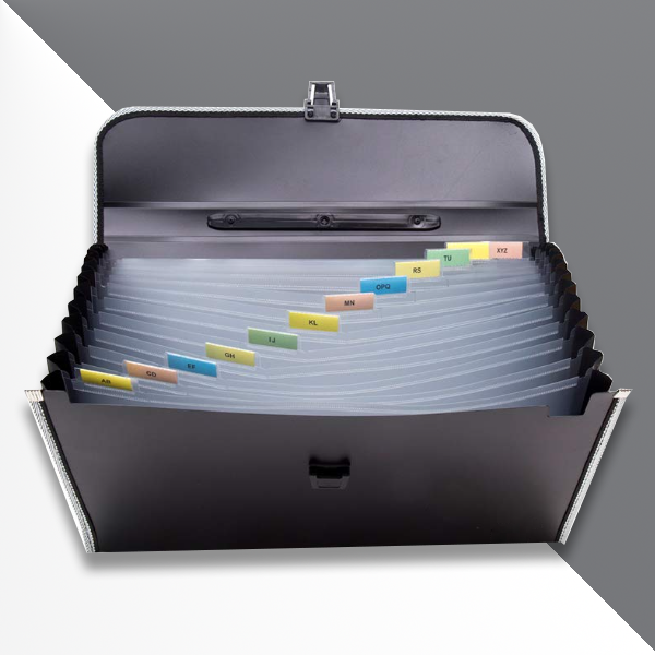 Piano Multi-Pocket Folder | 13 Slots | Best for Filing the A4 Worksheets