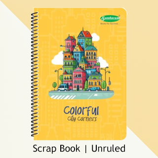 A4 Scrap Book for Practise | Softbound | 172 Pages | Unruled