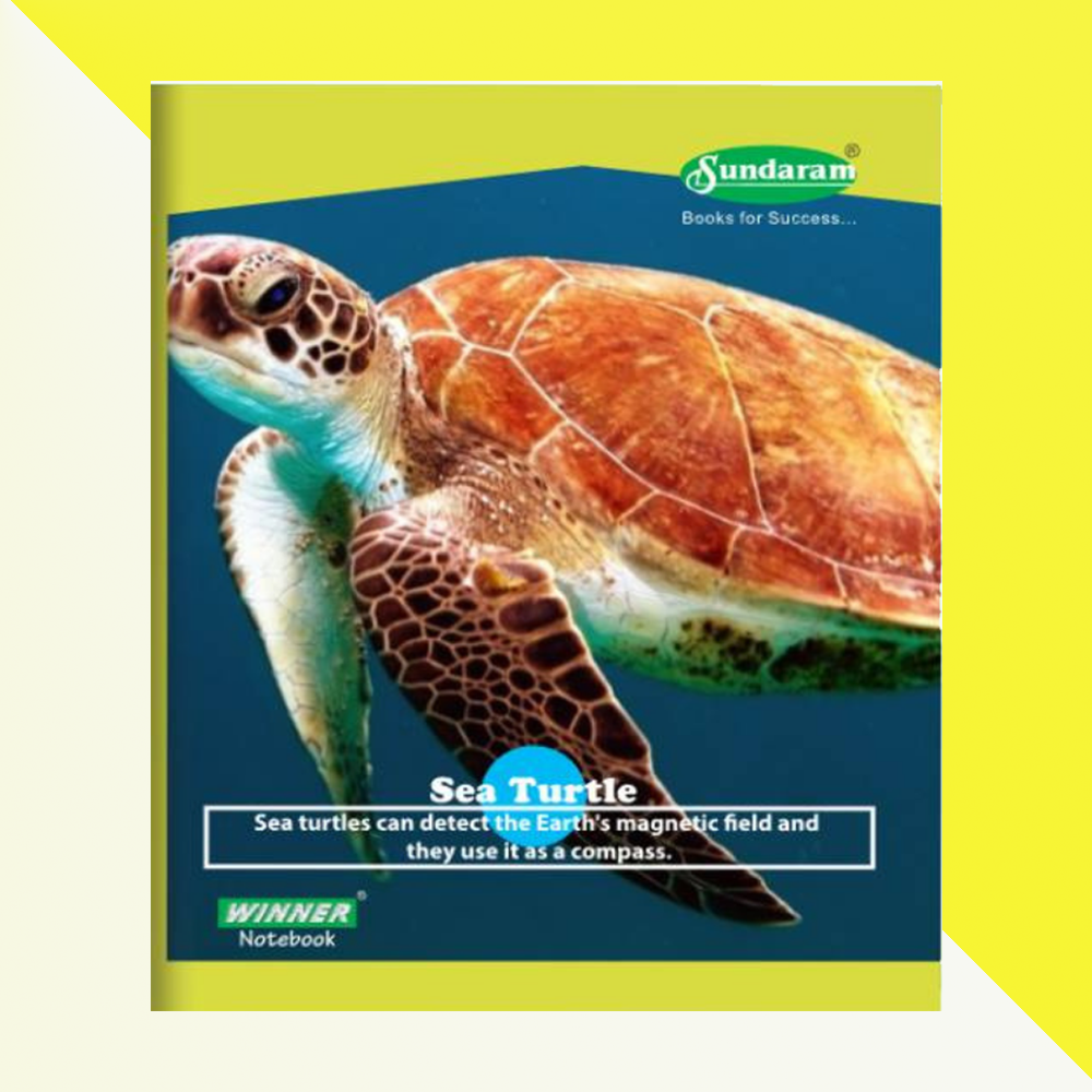 Sundaram Notebook | For Students | Hardbound | 172 Pages | 15.5 cms (W) x 19 cms (H) | Single Line | Pack of 6 (Copy)
